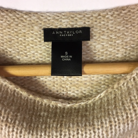 Ann Taylor Color Block Sweater - Picture 3 of 6